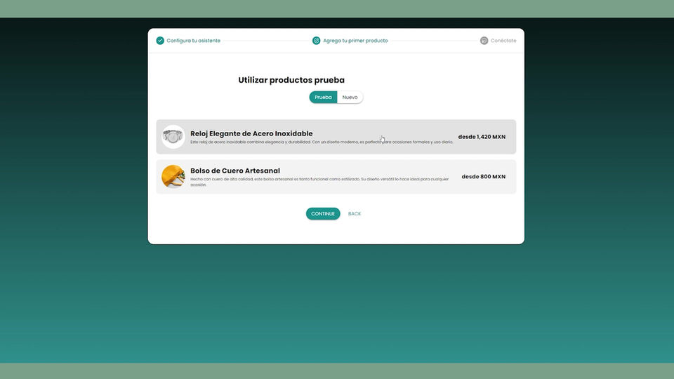 Creación de Cuenta y Onboarding